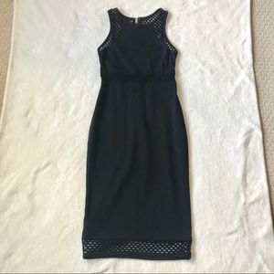 Express Black Midi Dress